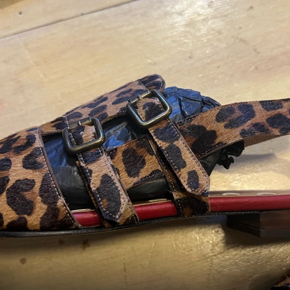 Botti of Portugal- Elis Leopard Flat Sandal - Sz. 40 - New - Picture 14 of 14